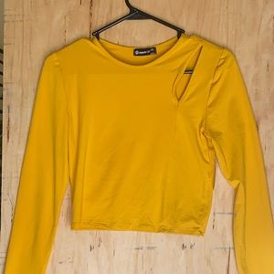 Yellow long sleeve shirt